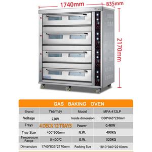 Industrial Chapati árabe Pita <span class=keywords><strong>Rofco</strong></span> Roti pan que hace la máquina de <span class=keywords><strong>horno</strong></span> para hornear para pan comercial y panadería de pasteles - Product Image 3