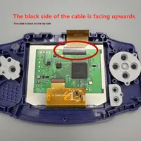 2025 haute luminosité Gameboy pour écran LCD GBA IPS avec boîtier en plastique écran entièrement laminé pour une protection améliorée