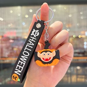 Festival transfronterizo Llavero de goma suave peculiar con temática de Halloween Regalo perfecto para estudiantes o llavero de coche - Product Image 6