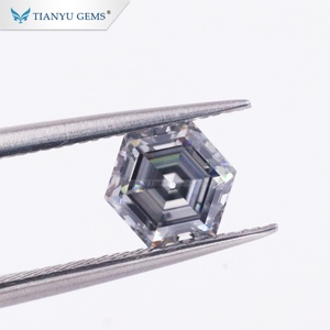 Tianyu Moissanite personalizado de fábrica al por mayor Moissanite gris suelto para joyería - Product Image 1