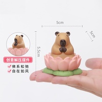 6er-Set Harzfiguren: Niedliche Capybara-Blindbox-Figuren, Guinea-Pig-Ornamente, Mystery Box für Zuhause, Büro und Schreibtisch, Sammlerstück, Geschenk