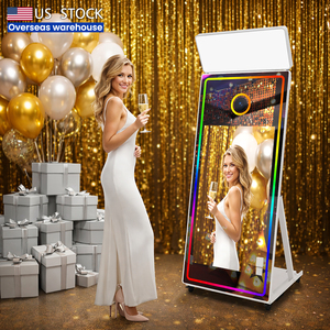 Miroir magique pleine longueur avec caméra, imprimante et <span class=keywords><strong>logiciel</strong></span> pour location de cabines <span class=keywords><strong>photo</strong></span> de mariage et événements - Expédition depuis l'entrepôt américain - Product Image 4