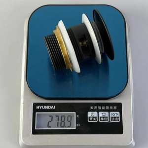 Vasca da bagno rifiuti Click Clack scarico lavabo G1 1/2 in ottone bagno Pop-Up rifiuti con Overflow - Product Image 5