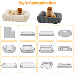 Hersteller Supply <span class=keywords><strong>Pet</strong></span> Kennel Beliebte Four Seasons Warm Plüsch Cat Kennel <span class=keywords><strong>Pet</strong></span> Bett mit festem Muster - Product Image 6