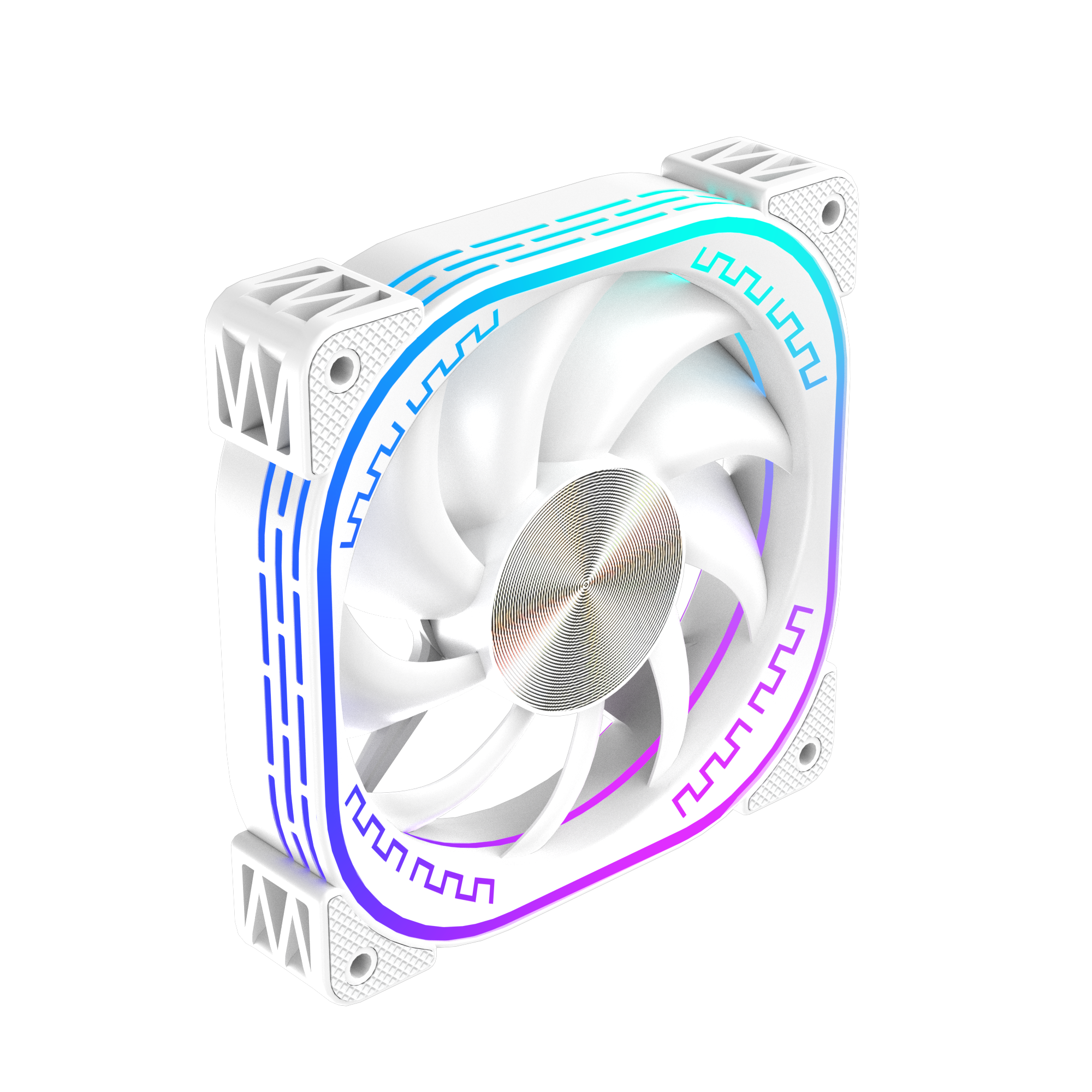 Conjunto de dos ventiladores-Blanco
