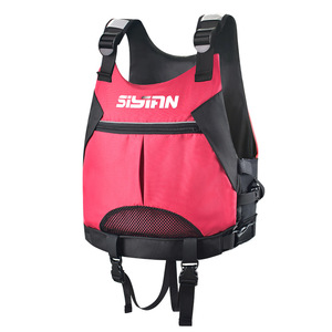 SiYiAN Life Jacket Buoyancy Vest Red Adult Paddleboarding Water Sports Kayaking - Product Image 1