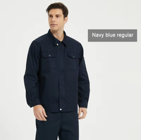 Vêtements de travail en coton respirant pour adultes, vente en gros, pour la construction, la réparation automobile, uniforme, logo personnalisé, sécurité, antistatique