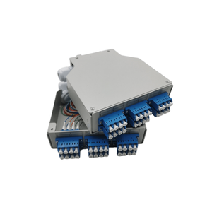 Caja de riel Din de metal dúplex SC/UPC SM/MM de 6 puertos, distribución de fibra, 6 puertos, Panel de conexión de fibra óptica, centro de datos Dinrail - Product Image 3