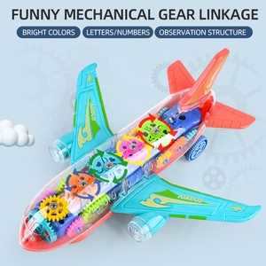 Nouvel arrivage d'<span class=keywords><strong>avion</strong></span> à engrenages pour enfants Démontage électrique DIY Drive Space Adventures <span class=keywords><strong>Combat</strong></span> Transport <span class=keywords><strong>Avion</strong></span> Jouet - Product Image 6