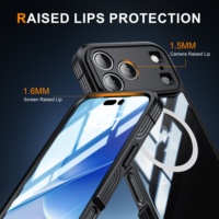 Coque de téléphone magnétique antichoc à protection intégrale 360 degrés pour iPhone 18 17 Pro Max avec protection d'écran – Vente en gros