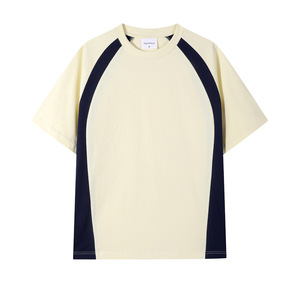 Mới Đến Hai Tone Màu Bông Hơn Kích Thước T Áo Sơ Mi Cho Nam Giới Bán Buôn Lỏng Ngắn Tay Áo T-Shirts Biểu Tượng Tùy Chỉnh - Product Image 4