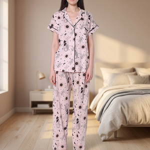 ชุดนอนผู้หญิงแบบเต็มตัวพิมพ์ลาย - Product Image 2