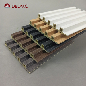 WPC Dễ Dàng Cài Đặt 3D Mô Hình Thiết Kế WPC Trần Ốp Bảng Điều Chỉnh Gỗ Veneer Tường Slat Bảng Điều Chỉnh Tấm - Product Image 5