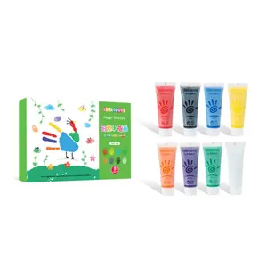 Hot DIY Finger Painting Sets Kids Colorful Graffiti Drawing Tools magical color painting Washable Creamy Texture Painting Kit