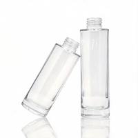 Ensemble de flacons diffuseurs ronds hauts en verre sérigraphiés de luxe, scellés avec compte-gouttes, avec bouchons blancs et argentés, pour parfums et fragrances d'intérieur
