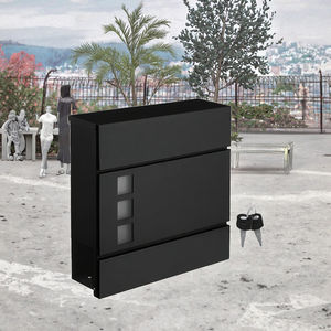 Настенный почтовый ящик для дома из оцинкованной стали с защитой от ржавчины, с замком, для газет и посылок, современный, для наружного использования - Product Image 5