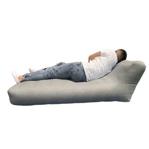 Lightweight Portable <b>Inflatable</b> Waterproof Air Mattress Compact Lazy Sleeping <b>Sofa</b>/Bed/Boat Lounger Fabric Cover Water Mattress - Product Image 5