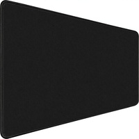 Alfombrilla de Ratón para Juegos XXL al por Mayor, Impermeable, Antideslizante, con Borde Cosido, Negra, para Computadora, Oficina y Hogar