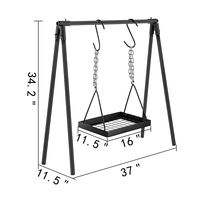 Barbecue multifonctionnel Portable au gaz, pour l'extérieur, charbon de bois, ensemble de Table pour Camping vacances