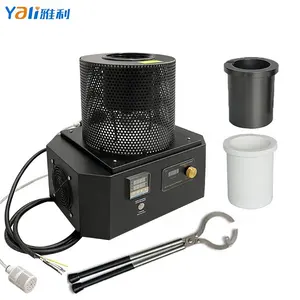 Bán Lò Vàng Lò Nóng Chảy Vàng Điều Khiển Nhiệt Độ 4 KG Nhà Cung Cấp Lò Cảm Ứng Điện Luyện Kim Đồng