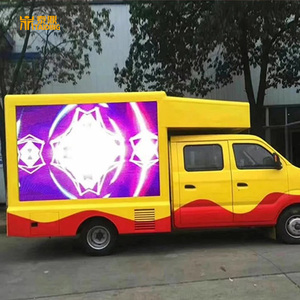 P4 camiones publicidad movil quảng cáo kỹ thuật số biển van màn hình di động xe ngoài trời hiển thị pantalla <span class=keywords><strong>LED</strong></span> Para giai đoạn xe tải - Product Image 5