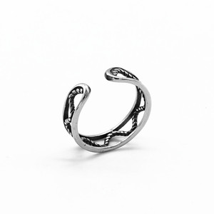 yunnique Open Top <b>Ring</b> Geometric Design <b>Titanium</b> Steel 316 Stainless Steel Fashion Jewelry Gift - Product Image 2