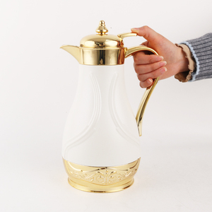 กระติกน้ำสุญญากาศแบบมีฉนวนกันความร้อน Mayflower ขนาด 1 ลิตร  วัสดุพลาสติกและแก้ว  แบบเติมได้  ทรงอาหรับ  สำหรับใส่ชา  <span class=keywords><strong>กาแฟ</strong></span>  น้ำร้อน - Product Image 4