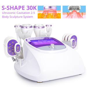 Máquina portátil de radiofrecuencia para uso doméstico, cavitación de 40k, máquina de cavitación 6 en 1 para esculpir el cuerpo y reafirmar la piel. - Product Image 6