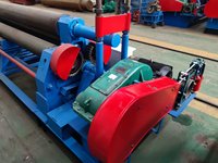Machine à cintrer les plaques à 3 rouleaux en acier inoxydable et en acier au carbone entièrement automatique