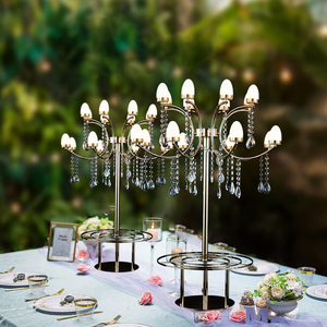 Lampe suspendue en acrylique et fer à télécommande haute Zhuoyun, décoration de mariage, <span class=keywords><strong>vase</strong></span> à fleurs de table - Product Image 2