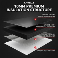 Plaque d'isolation acoustique et antichoc personnalisée Sanzhou C5 pour voiture - Caoutchouc butyle + plaque en aluminium + feuille de coton insonorisant