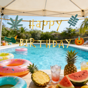 Bannière <span class=keywords><strong>Joyeux</strong></span> <span class=keywords><strong>Anniversaire</strong></span> Thème Safari Jungle 2,5m Guirlande en Papier pour Décorations de Fête d'<span class=keywords><strong>Anniversaire</strong></span> Enfants Fournitures Safari Wild One - Product Image 5