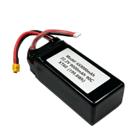 Batterie de drone FPV VANT 22,2 V 9000 mAh 18650 10C 6S LiFePO4 Cathode avec connecteur JST XT90, pack de batteries au lithium Molicel pour UAV Quadcopter