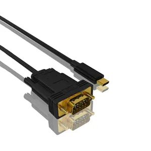 type-c至vga电缆1.8m转换计算机显示投影仪屏幕转换电缆