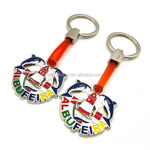 Nhà Máy Giá Móc Khóa Tùy Chỉnh Thiết Kế Kim Loại Men Dây Móc Khóa Với Dễ Thương Phim Hoạt Hình Phong Cách Barbados Lưu Niệm Kẽm Hợp Kim Móc Khóa - Product Image 6