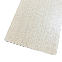 Panneau de silicate de calcium de stratification de film de PVC de grain de bois imperméable écologique pour l'usage d'hôpital de bureau de villa d'appartement