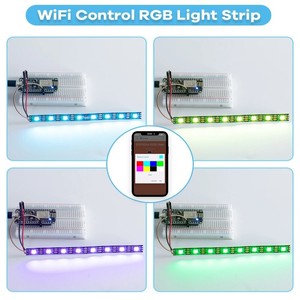 Kit de démarrage ESP8266 <span class=keywords><strong>WIFI</strong></span> IoT pour carte de développement et <span class=keywords><strong>capteur</strong></span> pour breadboard - Product Image 4