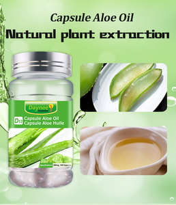 Aloe Oil Softgel Capsule Natural Aloe Vera Extract Skin Nourish Antioxidant Sooth Adult Skin Health Dietary <b>Supplement</b> Capsules - Product Image 3