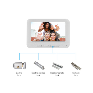 Système de sonnette vidéo intelligente |   Caméra de sécurité domestique avec vision nocturne, alimentation PoE, en alliage d'aluminium et contrôle d'accès par déverrouillage par téléphone - Product Image 4
