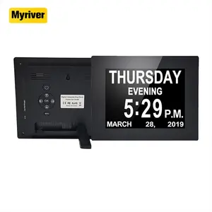 Myriver – horloge numérique intelligente de 7 pouces pour personnes âgées, vente directe d'usine, perte de mémoire, calendrier, journée