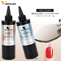 VENALISA − vernis Gel UV LED, haute qualité, contient 225g, à trempage, couche de Base, Non collante, Non nettoyante, longue tenue
