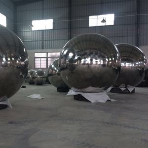 Bola hueca grande de acero inoxidable para centro de arte, 1200mm, 1500mm, 1800mm - Product Image 5