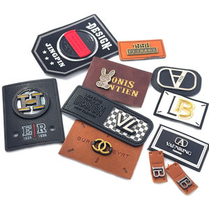 Пустые подлинные тисненые на заказ ярлыки для теплопередачи пресс искусственная самоклеящаяся кожа патчи железо на - Product Image 5