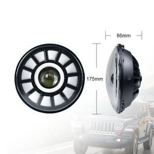 مصباح أمامي للسيارة ليد 12/24VDC من المصنع مباشرة إنتاج أسعار الجملة IP67 مقاوم للماء أبيض وأرجواني DRL اللون Luces قطع غيار السيارات - Product Image 1
