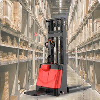 Chariot télescopique électrique à batterie haute puissance ZOOYA ZYESR153 de 1,5 tonne, élévateur électrique de 2,5 m à 3 m, gerbeur électrique avec fourche de 170x1150 mm