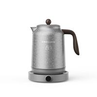 Bouilloire électrique en acier inoxydable de 1,7 L, bouilloire électrique thermos en acier inoxydable de 1,8 L