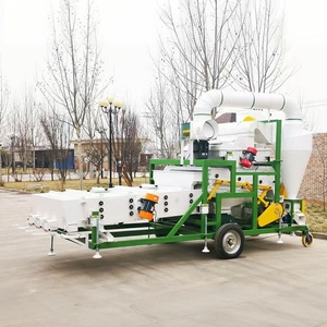 Kombinierte Weizensamen-Reinigungs-und Sortiermaschine Gerste Nackter Hafer Buchweizen-Fein reiniger mit Schwerkraftabscheider-Winds or tierer - Product Image 6