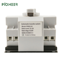 Commutateur de Transfert Automatique Électrique ATS Bipolaire 63A 220V 230V, Dispositif de Commutation Électrique pour Usage Domestique