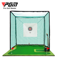 PGM LXW001 Filet de golf robuste 3x3 pour entraînement de frappe, simulateur de cage de golf