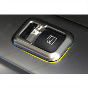 Панель переключателя стеклоподъемника автомобиля из углеродного волокна, хромированные отделки для mercedes benz gle gls <span class=keywords><strong>m</strong></span> gl class <span class=keywords><strong>g</strong></span> w166 x166 w463 kit a b x204 w176 w246 - Product Image 3